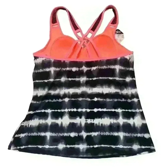 ZeroXposur Action Criss Cross Back Tankini Swimsuit Top NWT Size XL - Picture 4 of 5
